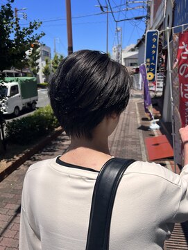 ルモ ヘアー 泉佐野店(Lumo hair) ブリーチ×ダークグレー