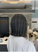 暗めオフィスハイライトで、落ち着いた大人カラー☆