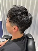 清潔感アップツーブロショートスタイル
