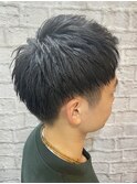 ビジネスアップバングショート【赤坂/理容室/メンズカット】