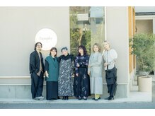 センスの良い個性豊かなスタッフ達。仲良く楽しく♪