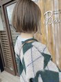 バンビ プライベート サロン(Bambi private salon) お手入れ楽ちん*パツっと切りっぱなし外ハネレイヤーボブ*