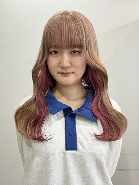 サクラ オモテサンドウ(SAKURA) ミルクティーベージュ/ピンクカラー/デザインカラー