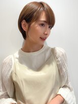 マイラ 銀座(myla)&nbsp;横顔美髪マッシュ切りっぱなしボブエアリーロングピンクブラウン