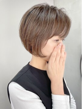 ルーファス メグロ(Ruufus Meguro) 似合わせカット/白髪ぼかしハイライト/40代50代