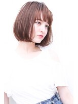 モニカ 西宮北口(Monica)&nbsp;前下がりボブ・  内巻きワンカール・  ボブショート・暗髪