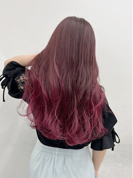 アライブ キチジョウジ(ALIVE Kichijoji) 【ALIVE吉祥寺】ワインレッドエアタッチグラデーションボルドー