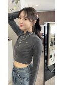 韓国風顔周りカット/前髪カット