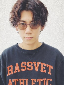 シェア(share)の写真/≪メンズ限定/炭酸クレンジング付♪パーマ+カット+炭酸クレンジング+TR≫頭皮の汚れ・臭いもスッキリ◎