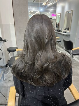 アソビセカンド 原宿(ASOBI 2nd) オリーブグレージュ　20代/30代/ブリーチなし