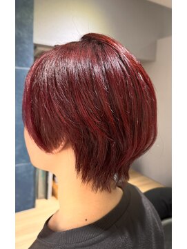 バイエイト(X８) ショート×レッドカラー