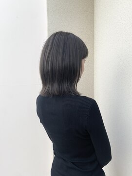 チャコレ パーチ 北千住店(Chacolle perch) 透け感抜群!暗めグレージュxくびれボブ