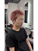 スパイキーショート/ホワイトピンク