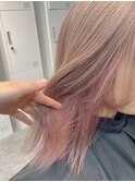 ホワイトミルクティー×くすみピンク【shion】