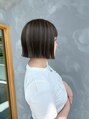 モティーク(mottiek) 切りっぱなしボブ×アッシュカラー