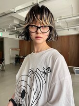 ピクス ヘアー(PIX HAIR) デザインカラーボブ