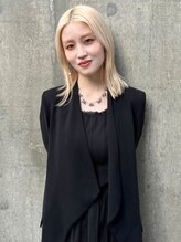 【丸岡 千夏】インスタ＆TikTokで今話題！柔らかく透け感のあるハイトーンカラー/暖色系カラーをご提供♪