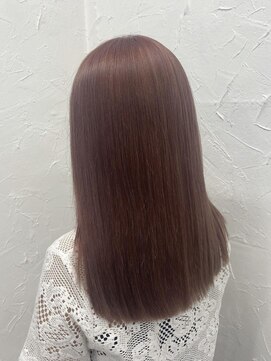 プライズ 表参道原宿店(prize) ピンクベージュブリーチカラーハイトーン原宿表参道