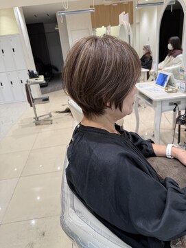 クレア 上大岡(CREA) 白髪ぼかしハイライト縮毛矯正ダブルカラー髪質改善30代40代50代