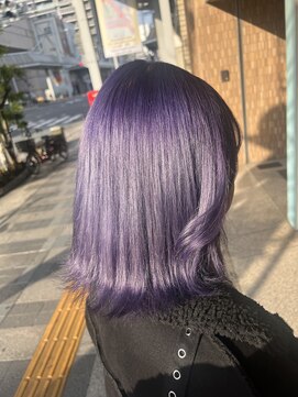 カフェアンドヘアサロン リバーブ(cafe&hair salon re:verb) 人気パープルカラー☆