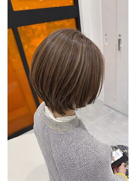 ナーディ バイ ミルボン(NERDy by milbon) シアーベージュハイライト◎