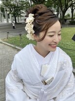 ケファ(Kepa)&nbsp;高めアップスタイル 白無垢ヘア