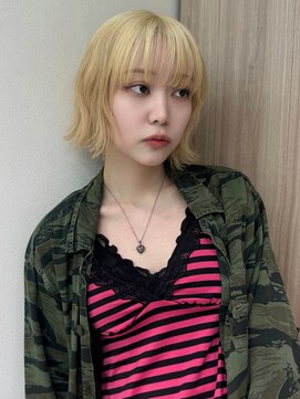 ネウィ 広島(newi) blonde bob