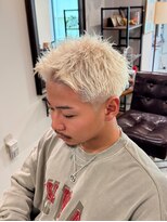 メゾンフォーメン 心斎橋店(Maison for men) ブランドカラー スパイキーショート テーパーフェード