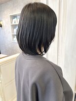 キャアリー(Caary) 福山市Caary髪質改善ストレート内巻き艶髪ミディアムボブ30代
