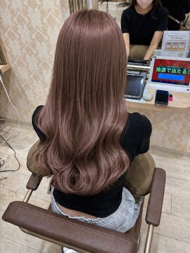 シュガー 仙台宮城野区(&Sugar) 透明感ローズピンクベージュカラー