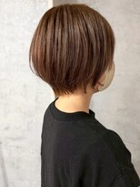 アイリス 天文館店(AIRIS)&nbsp;ブラウンカラー ショートボブ 白髪染め レイヤーカット 髪質改善