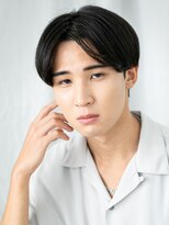 モッズヘア メン 南越谷南口店(mod's hair men) ビジカジ重めブラックかき上げツーブロックメンズカットI南越谷
