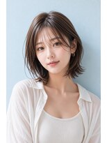 ユニット 蕨西口店(UNIT) ミディアムレイヤー20代30代ストレート前髪なし前髪あり蕨駅