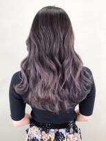 アイティー バイ アルバム 浦和店(IT by ALBUM)&nbsp;ブルーラベンダー_フリンジウェーブセシルカット_ba298013