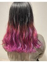 ヘアーリゾート モアナ(hair Resort moana)&nbsp;派手かわバイオレットピンクカラー