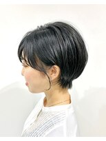 ヘアーアンドカラー ルジャルダン 葛西店(le jardin)&nbsp;ショート×ブルーブラック【le  jardin葛西/西葛西】