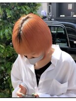 リー 京橋(Lee)&nbsp;【lee京橋】ボブ×オレンジ