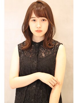 ワールドビューティビバルト 宝塚店(WORLD BEAUTY VIVALTO) 20代40代50代マッシュウルフベージュ_ネイビーシースルーバング