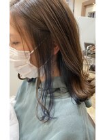 アルターリール(aL ter Rire)&nbsp;インナーカラー/ブルー/澤瑞絵