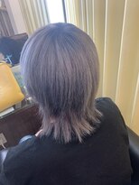 プログレスプラス&nbsp;透明感☆ハイトーン☆パープルアッシュ ウルフ 韓国 ブリーチ