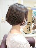 大人シンプルボブ