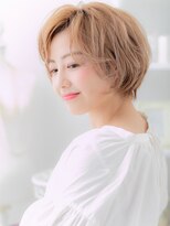 モッズヘア 越谷(mod's hair)&nbsp;ハイトーンカラーかきあげ前髪韓国風小顔ボブc5越谷20代30代40代