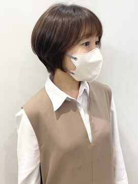 モリオフロムロンドン 松戸店(Morio from London) 【松戸　石山】大人かわいい丸みショート前下がりショート