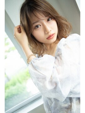 ランソ 成田店(RUNSO) 20代・30代_大人可愛い/ニュアンスパーマ風ヘア