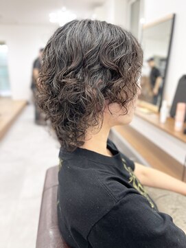ランプ(Lamp) スパイラルパーマ ビフォアー＆アフター
