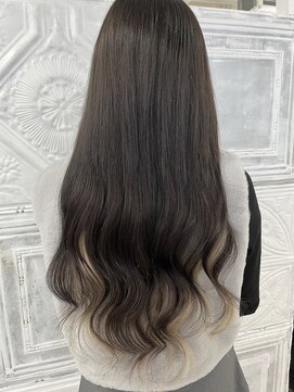 ハイエクステンション 京都駅前店(Hi-Extension) ブラック×ミルクティー@dresser____073