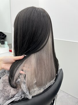 ゴウトゥデイシェアサロン 町田店(GO TODAY SHAiRE SALON) インナーカラーホワイト【町田/インナーカラー】