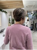 白髪ぼかしデザインカラー3D立体感カラー武蔵小杉大人ヘア