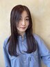 【人気No.1】デザインカット＋透明感カラー＋トリートメント13100円→10500円