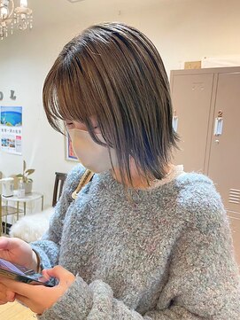 ヘアプレイスソル (HAIR PLACE SoL) ショート/レイヤー/オリーブベージュ